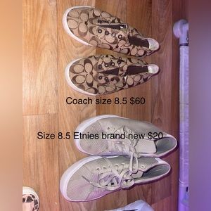 Womans variety of name brand shoes